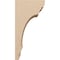 Ekena Millwork 11"W x 11"D x 22"H Wide Hughes Rough Cedar Woodgrain TimberThane Corbel, Primed Tan CORUR11X11X22HUGRCPR - alternate 5